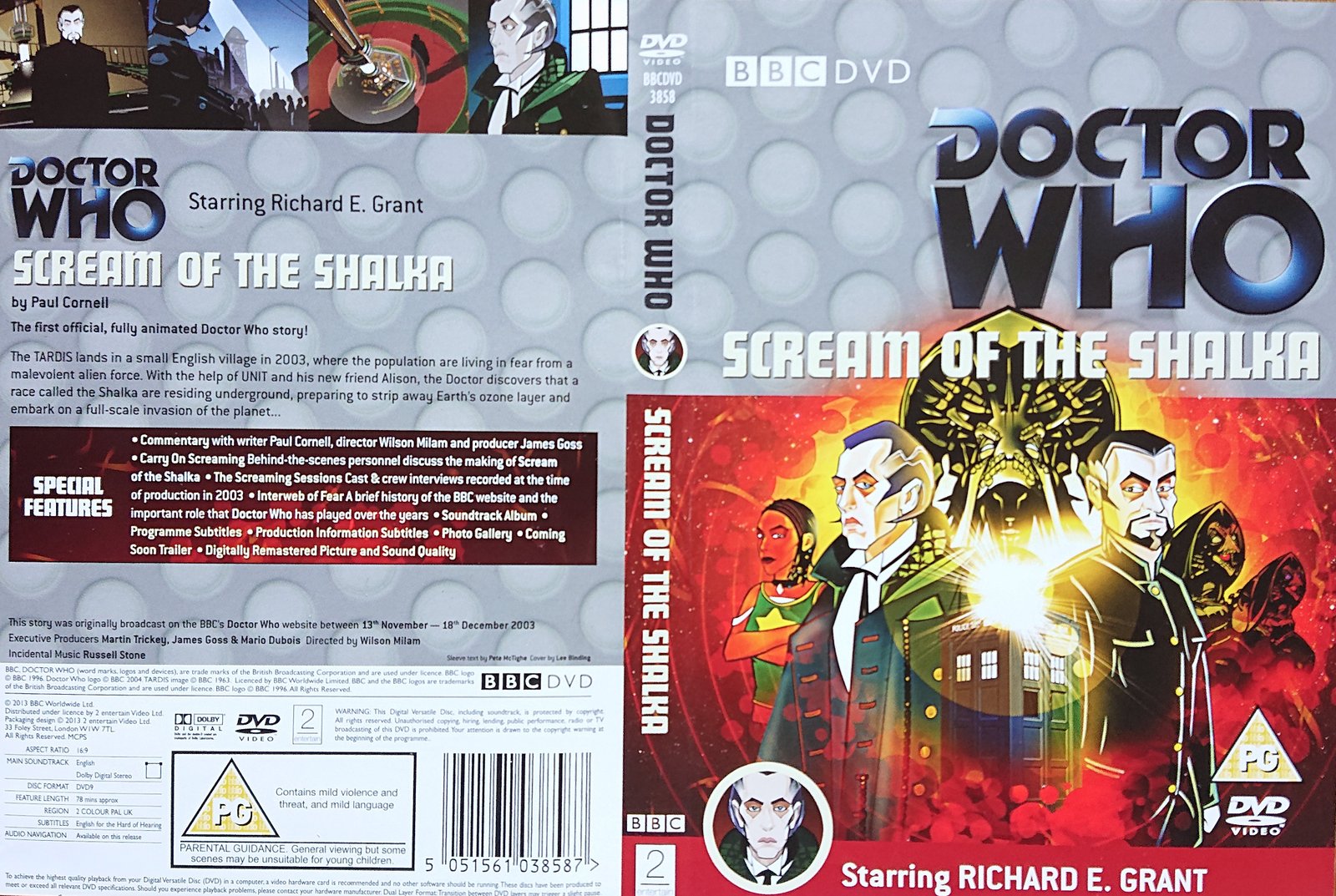 Middle of cover of BBCDVD 3858